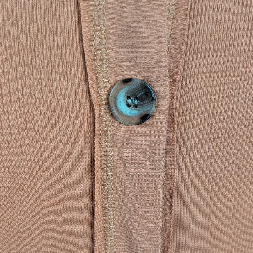 Umgee β Long Cardigan Pumpkin Orange Large - Picture 5 of 9